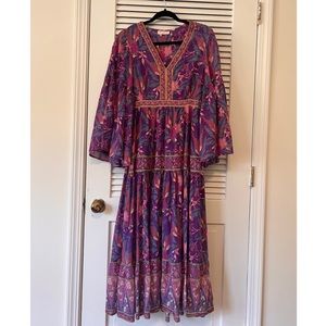 Spell & the Gypsy Collective Bianca Gown XS Maxi Long Sleeve